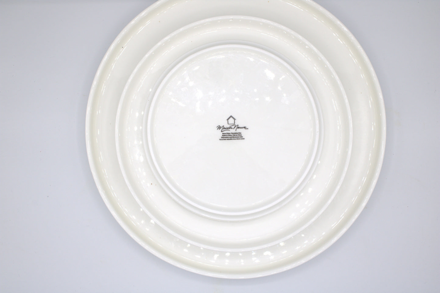 Telz White Plates (Mason Home/Trudeau)